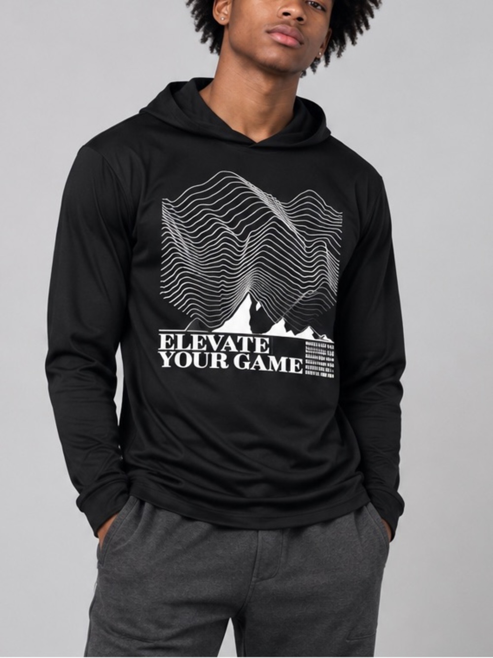 Black Hoodie Graphic hoodie